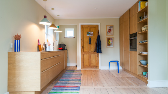 Custom handmade danish kitchen design